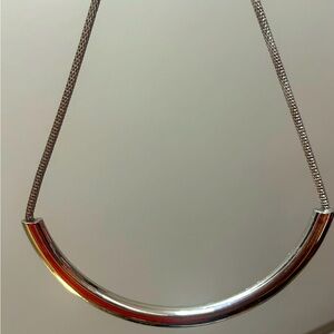 Express Silver Finish Necklace